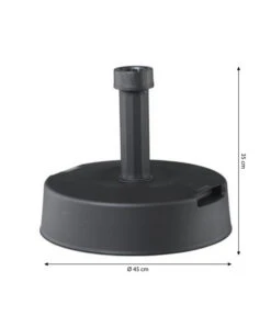 Beo Beton Schirmständer, 30 Kg -Moderne Garten Mobel Geschaft 1412618 WE BG 001 Schirmst30kgBetonAnthrazitN