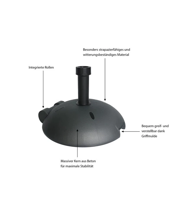 Beo Design-Schirmständer, 40 Kg 4 Beo Design-Schirmständer, 40 Kg – Bild 2