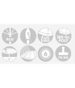 Doppler Sonnenschirm Expert Auto Tilt, Rund, Ca. Ø320 Cm -Moderne Garten Mobel Geschaft 1676428 1676477 1676485 1676931 WE DE 001 Expert320