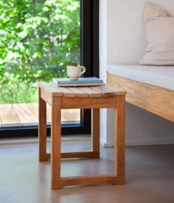 Cinas Gartenhocker Vega -Moderne Garten Mobel Geschaft 2012045 WE MO 003 TeackhockerVega