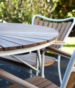 Cinas Gartentisch Ellen, Ca. Ø110/H74 Cm -Moderne Garten Mobel Geschaft 2012250 WE DE 001 TischEllenD110Weiss