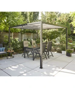 Siena Garden Schattenmanufaktur® Pergola Basis Libera, Ca. B315/H217/T315 Cm -Moderne Garten Mobel Geschaft 2048817 WE MO 010 LiberaPergolaBasis