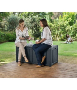 Keter Aufbewahrungsbox Glenwood, 390 Liter, Ca. B128/H61/T65 Cm 12 Keter Aufbewahrungsbox Glenwood, 390 Liter, Ca. B128/H61/T65 Cm -Moderne Garten Mobel Geschaft 2190270 WE MO 001 KeterAufbewahrungsbox