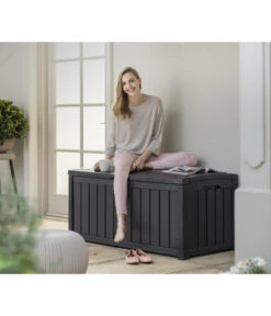 Keter Aufbewahrungsbox Glenwood, 390 Liter, Ca. B128/H61/T65 Cm 15 Keter Aufbewahrungsbox Glenwood, 390 Liter, Ca. B128/H61/T65 Cm -Moderne Garten Mobel Geschaft 2190270 WE MO 004 KeterAufbewahrungsbox