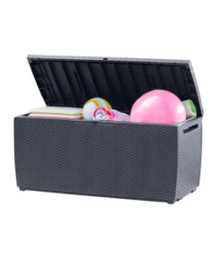 Keter Aufbewahrungsbox Capri, 305 Liter, Ca. B123/H57/T53,5 Cm -Moderne Garten Mobel Geschaft 2190700 WE FS 002 KeterAufbewahrungsbox