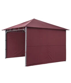 Tepro Seitenteilset Für Gartenpavillon Lehua Und Waya -Moderne Garten Mobel Geschaft 2191054 WE FS 006 SeitenteilsetLehuaWayaburgund 1