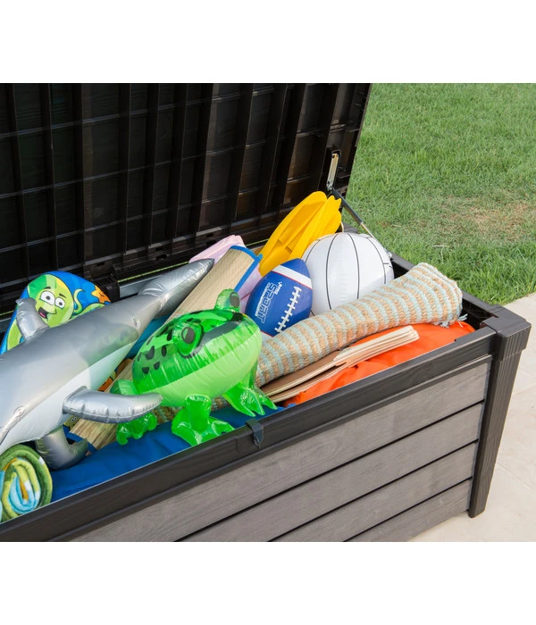 Keter Aufbewahrungsbox Brushwood, 455 Liter, Ca. B145/H60,3/T69,7 Cm 11 Keter Aufbewahrungsbox Brushwood, 455 Liter, Ca. B145/H60,3/T69,7 Cm – Bild 9