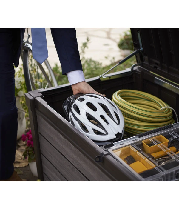 Keter Aufbewahrungsbox Brushwood, 455 Liter, Ca. B145/H60,3/T69,7 Cm 13 Keter Aufbewahrungsbox Brushwood, 455 Liter, Ca. B145/H60,3/T69,7 Cm – Bild 11