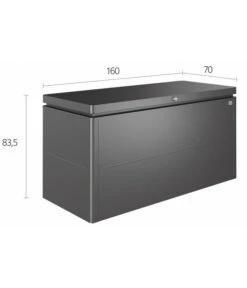 Biohort LoungeBox® 160 -Moderne Garten Mobel Geschaft 2382513 WE DE 001 BiohortLoungeBoxGr160dunkelgrauSkizze
