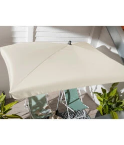 Dehner Sonnenschirm Keros, Rechteckig, Ca. B255/T170 Cm -Moderne Garten Mobel Geschaft 2408060 WE MO 003 DehnerSchirmKerosCremeNeu