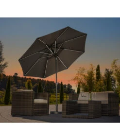 Schneider Sonnenschirm Blacklight, Rund, Ca. Ø270 Cm 13 Schneider Sonnenschirm Blacklight, Rund, Ca. Ø270 Cm -Moderne Garten Mobel Geschaft 2452233 WE MO 001 Blacklight270