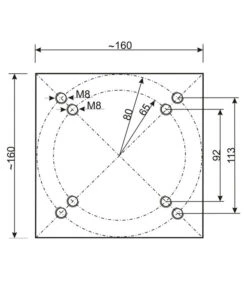 Schneider Classics Sonnenschirm Rhodos, Holzoptik, Quadratisch Ca. B300/T300 Cm -Moderne Garten Mobel Geschaft 2457992 2451714 2887917 4355640 WE DE 001 LochkreisAmpelschirme 2
