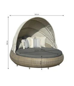 Dehner Sunlounger Florida, Ca. B160/H70/T220 Cm -Moderne Garten Mobel Geschaft 2766806 WE BG 001 SunloungerFlorida