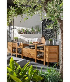 Dehner Schubladenschrank Southampton, 50 X 50 X 90 Cm -Moderne Garten Mobel Geschaft 2806644 WE MO 001 OutdoorkuecheSouthampton