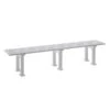 Blome Bank Mono II, 4-Sitzer -Moderne Garten Mobel Geschaft 2936367 WE FS 001 KunststoffbankMonoIIweiss