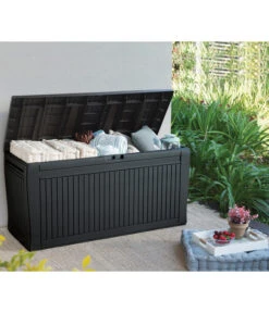 Keter Aufbewahrungsbox Comfy, 270 Liter, Ca. B116,7/H57/T44,7 Cm -Moderne Garten Mobel Geschaft 3128733 WE MO 001 KeterAufbewahrungsbox