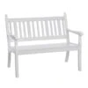 Blome Bank Hohenzollern, 2-Sitzer -Moderne Garten Mobel Geschaft 316638 WE FS 001 KunststoffbankHohenzollernweiss