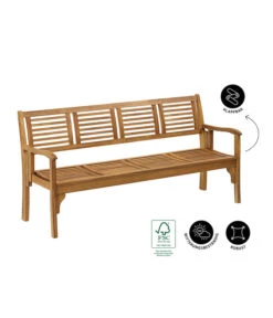 Dehner Klappbank Douglas, 4-Sitzer -Moderne Garten Mobel Geschaft 4069431 WE IG 001 DehnerKlappbankDouglas4Sitzer