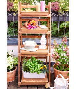 Dehner Blumenregal Macao, Ca. B50/H125/T41 Cm 7 Dehner Blumenregal Macao, Ca. B50/H125/T41 Cm -Moderne Garten Mobel Geschaft 4072617 WE MO 001 DehnerBlumenregal Macao