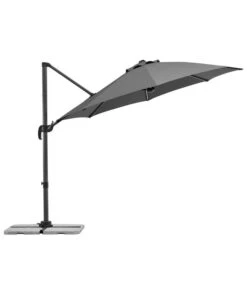 Schneider Schirm Rhodos Blacklight, Rund, Ca. Ø300 Cm -Moderne Garten Mobel Geschaft 4076485 WE FS 002 RhodosBlacklight