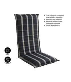 Dehner Hochlehnerpolster Lancy, Ca. B50/H8/T120 Cm -Moderne Garten Mobel Geschaft 4093811 WE IG 001 HLPolsterLancyNEU