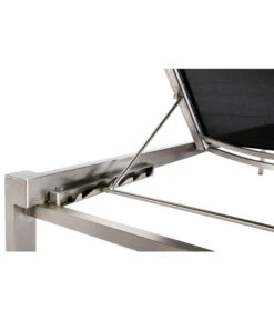 Best Rollliege Marbella, Edelstahl, Schwarz, Ca. B67/H33/T200 Cm -Moderne Garten Mobel Geschaft 4109609 WE DE 001 BestRollliegeMarbellaEdelstahlSchwarz