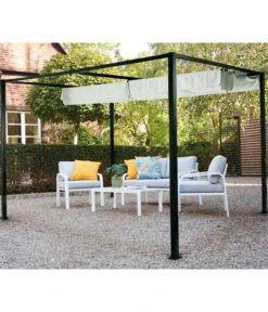 Siena Garden Pavillon Sky, Ca. B400/H223/T300 Cm 9 Siena Garden Pavillon Sky, Ca. B400/H223/T300 Cm -Moderne Garten Mobel Geschaft 4123352 WE MO 001 SKY SONNENDACH ANTH 4X3M