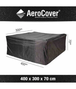 AeroCover Loungesethülle Rechteckig, 400x300x70 Cm -Moderne Garten Mobel Geschaft 4124244 WE FS 001 AtmungsaktiveSchutzhuellefuerLoungeSets400x300x70cm