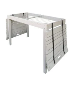 Habau Balkontisch Mit Wäscheleine, Ca. B106/H75/T60 Cm -Moderne Garten Mobel Geschaft 4192795 WE FS 003 HabauBalkontischWaeschespinne
