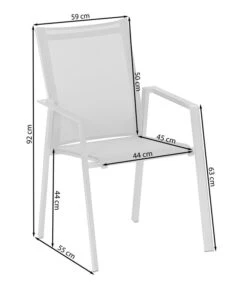 Dehner Stapelstuhl Nantes -Moderne Garten Mobel Geschaft 4209920 WE FS 001 SkizzeStapelstuhlNantes