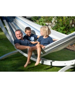 La Siesta Kingsize-Hängematte Brisa, 400 X 180 Cm -Moderne Garten Mobel Geschaft 4314357 WE MO 001 LaSiestaHaengematteSeaSalt