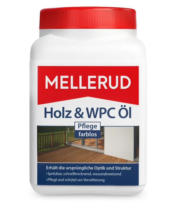 Mellerud® Holz- Und WPC-Ölpflege, 750 Ml, Farblos 3 Mellerud® Holz- Und WPC-Ölpflege, 750 Ml, Farblos