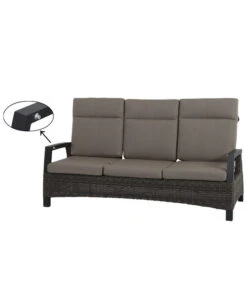 Siena Garden Bank Corido, 103 X 206 X 87 Cm -Moderne Garten Mobel Geschaft 4330429 WE DE 016 Sofacorido3ercharcoal
