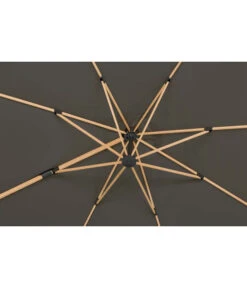 Schneider Ampelschirm Rhodos Twist Woody, Anthrazit, Rechteckig, Ca. B300/T360 Cm -Moderne Garten Mobel Geschaft 4355640 WE DE 008 RhodosTwistWoody