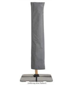 Schneider Ampelschirm Rhodos Twist Woody, Anthrazit, Rechteckig, Ca. B300/T360 Cm -Moderne Garten Mobel Geschaft 4355640 WE FS 007 RhodosTwistWoody