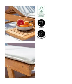 Dehner Rollliege Ravenna, Ca. B70/H89/T200 Cm -Moderne Garten Mobel Geschaft 4407086 WE IG 002 RollliegeRavenna