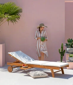 Dehner Rollliege Ravenna, Ca. B70/H89/T200 Cm -Moderne Garten Mobel Geschaft 4407086 WE MO 001 RollliegeRavennaNEU