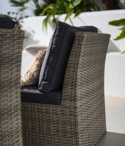 Dehner Geflecht-Lounge Rom, 4-teilig -Moderne Garten Mobel Geschaft 4407334 WE DE 002 DehnerGeflechtLoungeRomNEU