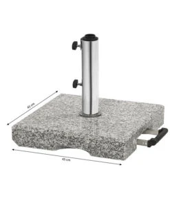 Dehner Granit-Schirmständer -Moderne Garten Mobel Geschaft 4409991 WE BG 001 SchirmstaenderEckig