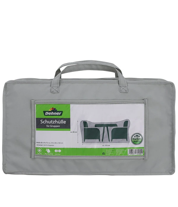 Dehner Abdeckhaube Für Sitzgruppen, Grau 3 Dehner Abdeckhaube Für Sitzgruppen, Grau