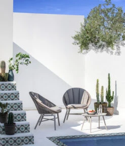 Dehner Balkonset Florenz, 3-teilig -Moderne Garten Mobel Geschaft 4415550 WE MO 001 BalkonsetFlorenzNEU