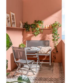 Dehner Klapptisch Chicago, Eckig -Moderne Garten Mobel Geschaft 4422382 6701544 6701783 WE MO 001 BalkongruppeChicago