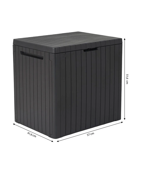 Keter Aufbewahrungsbox City Box, 113 Liter, Ca. B41,6/H51,6/T57 Cm 7 Keter Aufbewahrungsbox City Box, 113 Liter, Ca. B41,6/H51,6/T57 Cm – Bild 5