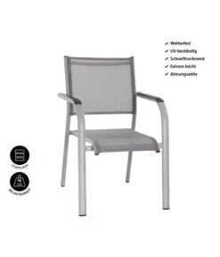 Dehner Balkon-Stapelstuhl Dallas -Moderne Garten Mobel Geschaft 5302070 WE IG 001 DehnerBalkon StapelstuhlDallas