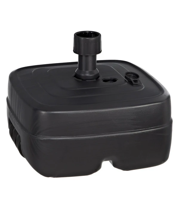 Kunststoff-Schirmständer Mit Rollen, Anthrazit, 45 Liter 6 Kunststoff-Schirmständer Mit Rollen, Anthrazit, 45 Liter – Bild 4