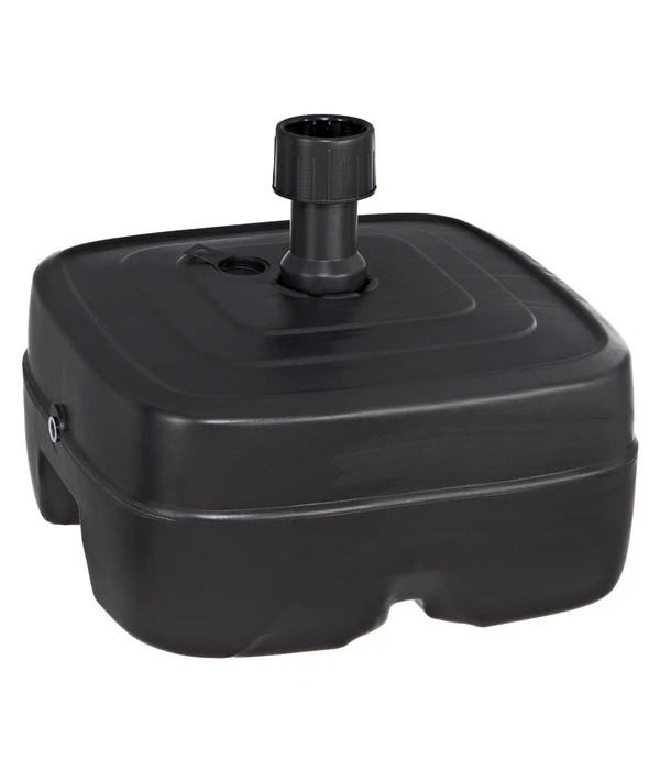 Kunststoff-Schirmständer Mit Rollen, Anthrazit, 45 Liter 3 Kunststoff-Schirmständer Mit Rollen, Anthrazit, 45 Liter