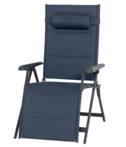Siena Garden Camping Relaxstuhl Premium, Blau