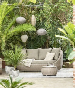 Dehner Lounge Bari, 2-teilig -Moderne Garten Mobel Geschaft 6657381 WE MO 001 DehnerLoungesofaBari