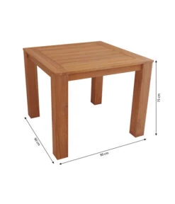 Dehner Teaktisch Havanna, Ca. B90/H75/T90 Cm -Moderne Garten Mobel Geschaft 6657415 WE BG 001 TeaktischHavanna