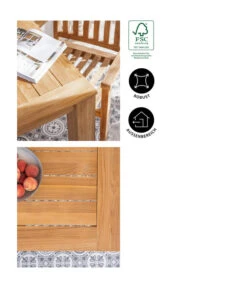 Dehner Teaktisch Havanna, Ca. B90/H75/T90 Cm -Moderne Garten Mobel Geschaft 6657415 WE IG 001 GruppeHavanna04